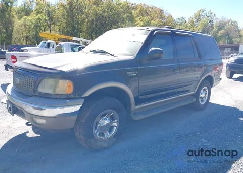 2002 Ford Expedition Eddie Bauer из США, поврежденный, VIN 1FMFU18L02LA61574